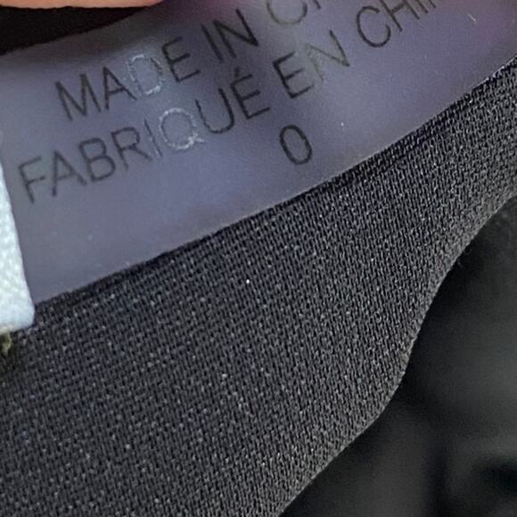 Alice + Olivia Jeri Jumpsuit Neon Striped V Neck Sleeveless Black Lime Green 0 - Picture 7 of 9